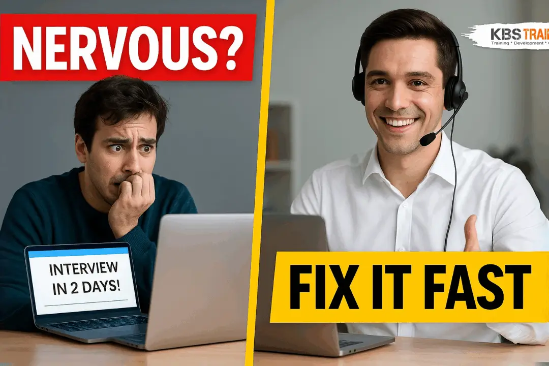 Nervous-About-Your-Upcoming-Tech-Interview-Here’s-How-to-Fix-That-Fast-KBS-TrainingTech Interview…
