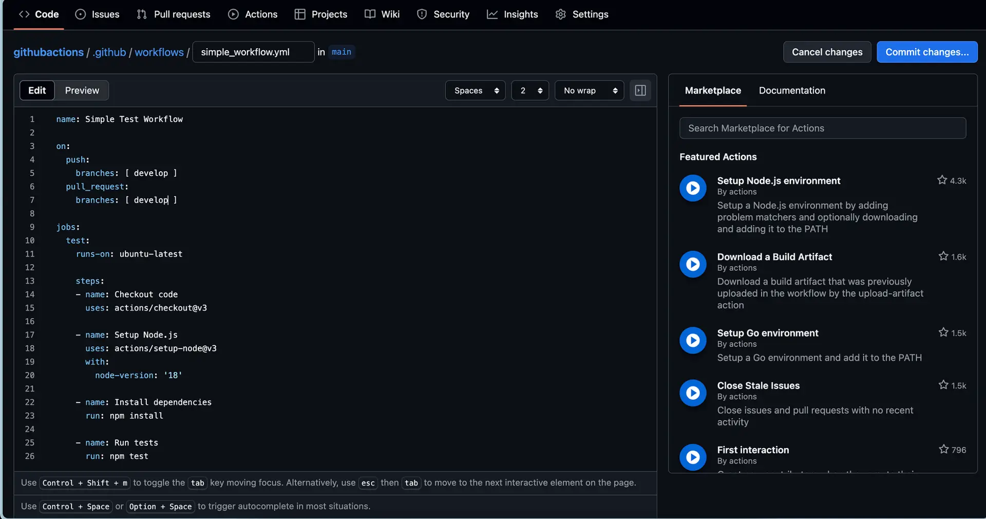 GitHub Actions fundamentals:
