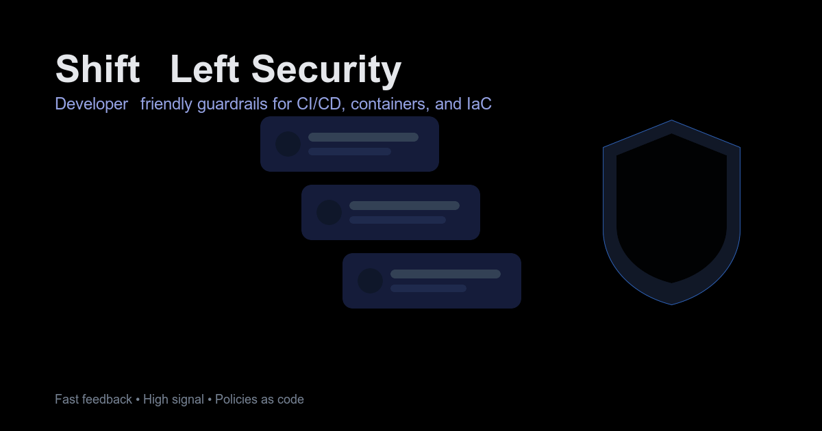 Shift Left Security Practices Developers Like