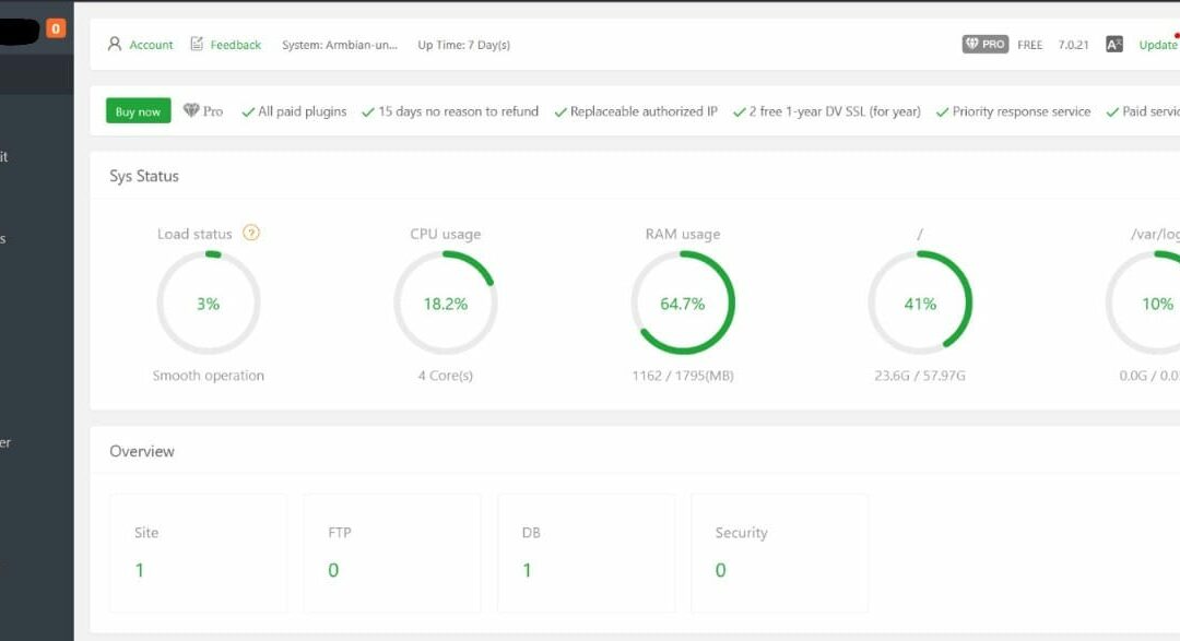 Deploy a website with aaPanel & Cloudflare