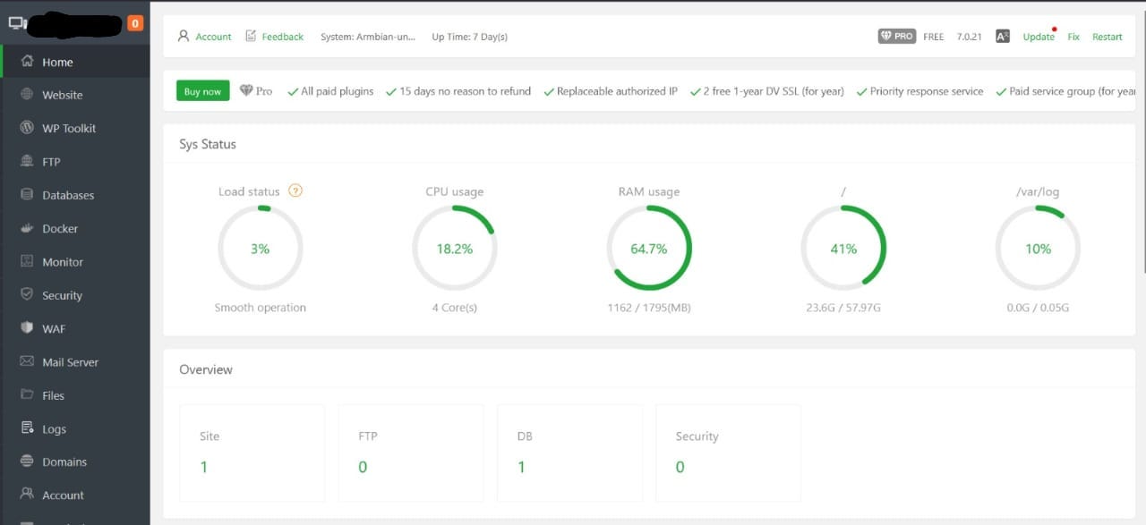 Deploy a website with aaPanel & Cloudflare