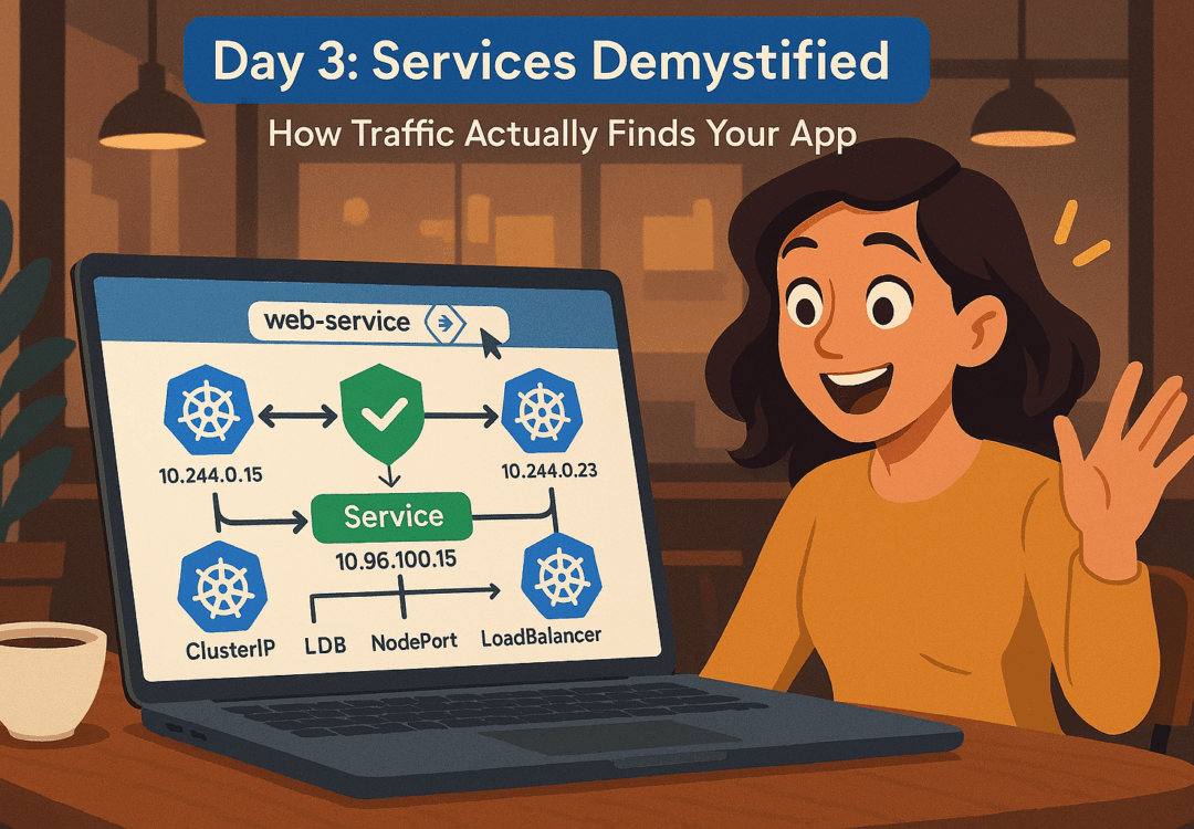 Day 3: Kubernetes Services Demystified (How Traffic Actually Finds Your App)