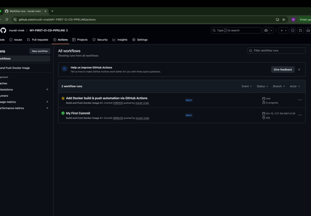 Day — 38 Learning DevOps [CI/CD Pipelines  — Add Docker build & push to pipeline.(WEEK