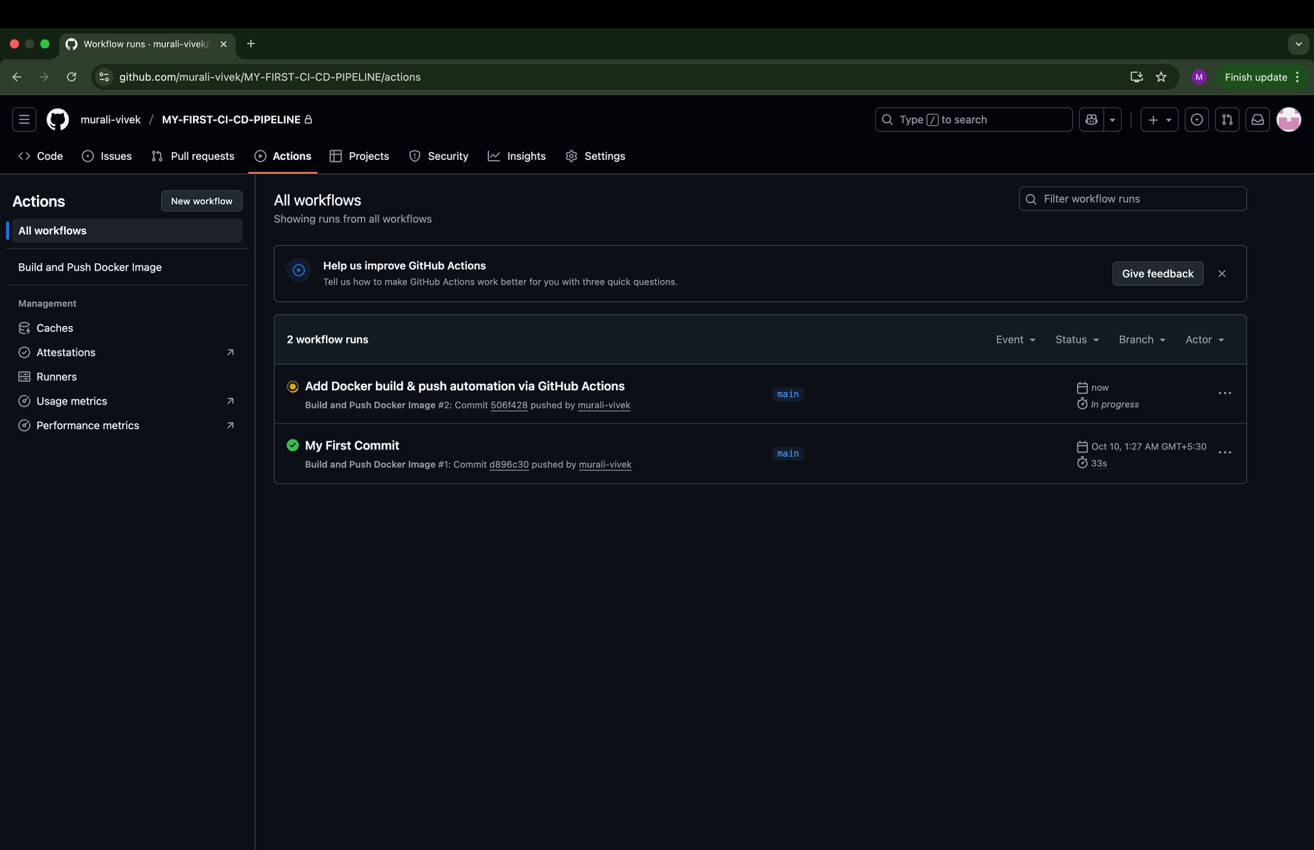 Day — 38 Learning DevOps [CI/CD Pipelines  — Add Docker build & push to pipeline.(WEEK
