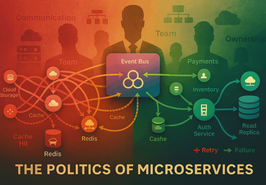 ⚡ Microservices Are Not Modular — They’re Political: How Team Dynamics Shape Your Architecture