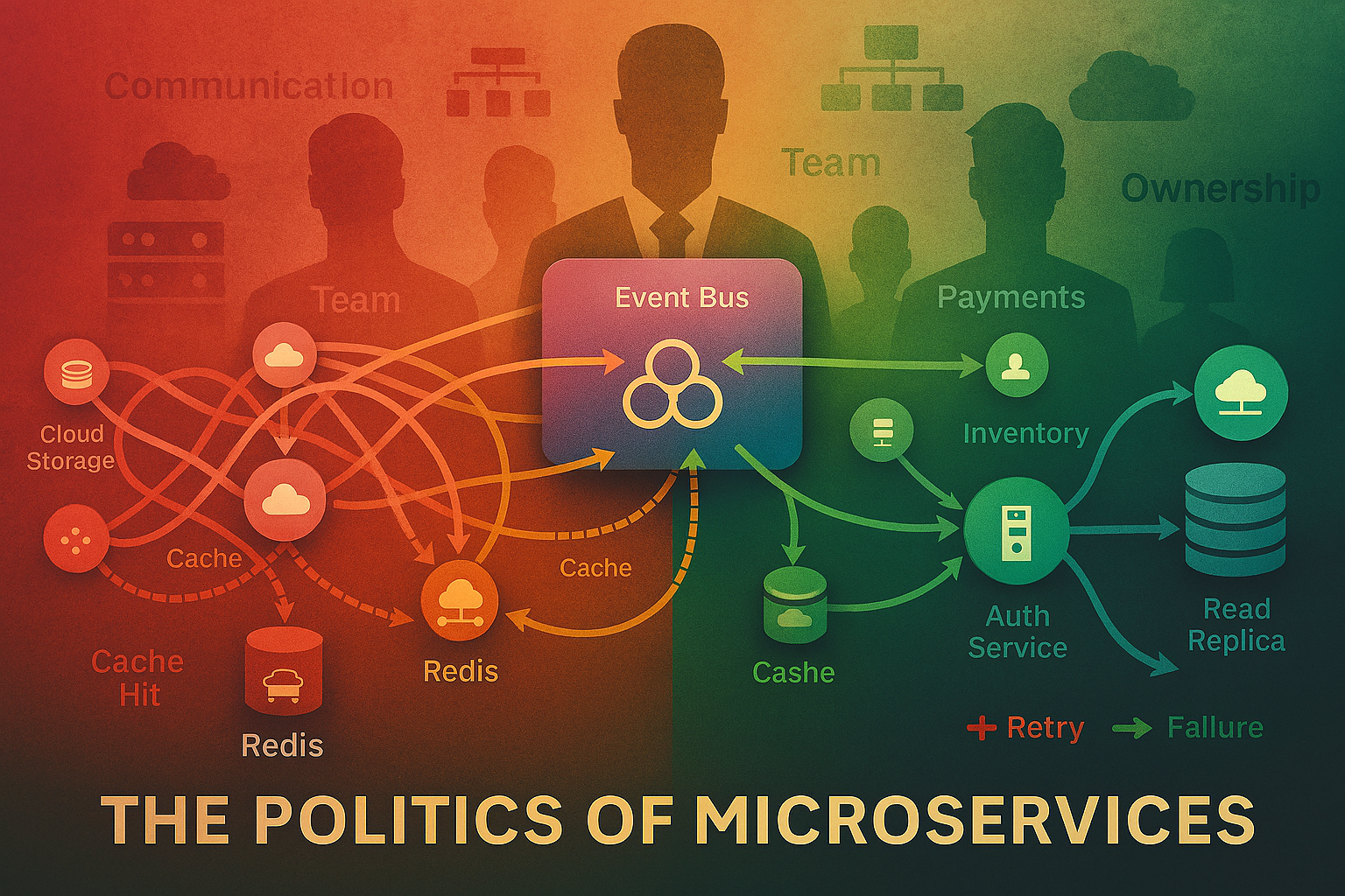 ⚡ Microservices Are Not Modular — They’re Political: How Team Dynamics Shape Your Architecture