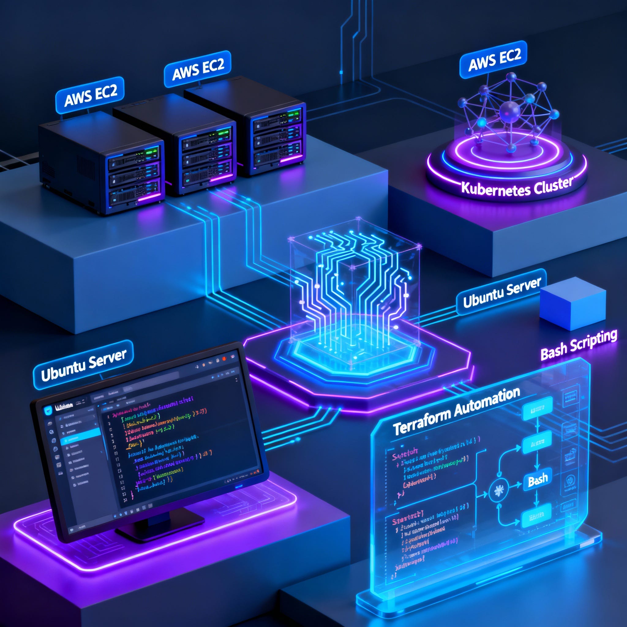 101 Setting Up a User Defined Kubernetes Cluster on AWS using Ubuntu Server and Terraform